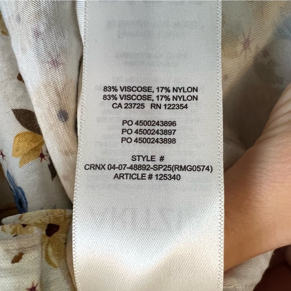 Wilfred floral print Volume midi Skirt tiered ruffle size S excellent condition - Picture 13 of 14